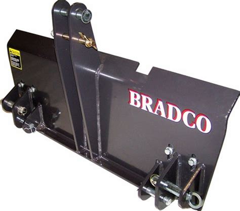 bradco 3-point to skid steer adapter|bradco attachments for sale.